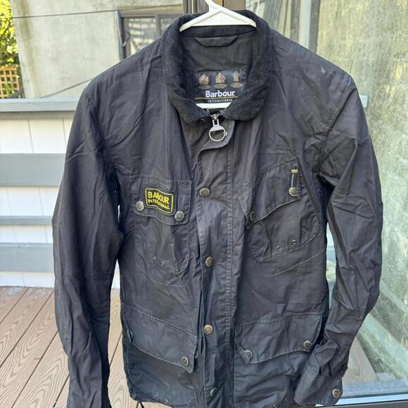 Barbour Men’s Black and Navy Jacket - Picture 3 of 8